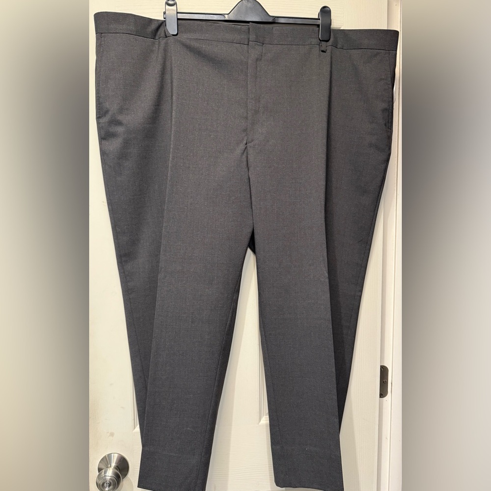 HPI Signature Collection 44% Wool Men's Gray Dress Pants